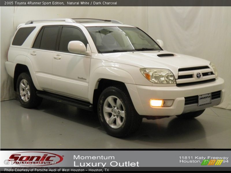 Natural White / Dark Charcoal 2005 Toyota 4Runner Sport Edition