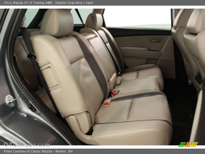 Dolphin Gray Mica / Sand 2011 Mazda CX-9 Touring AWD
