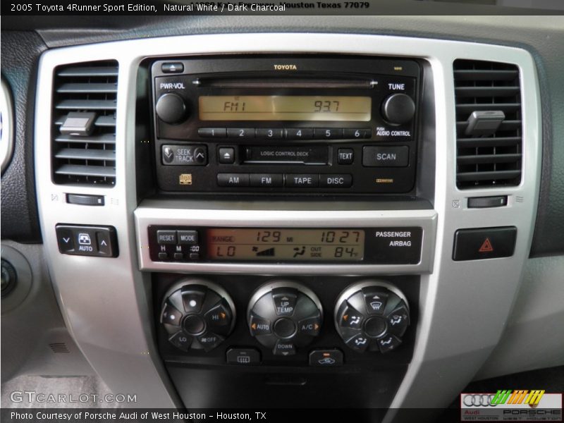 Natural White / Dark Charcoal 2005 Toyota 4Runner Sport Edition