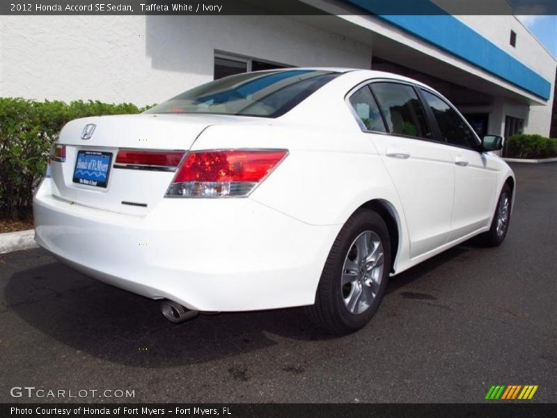 Taffeta White / Ivory 2012 Honda Accord SE Sedan