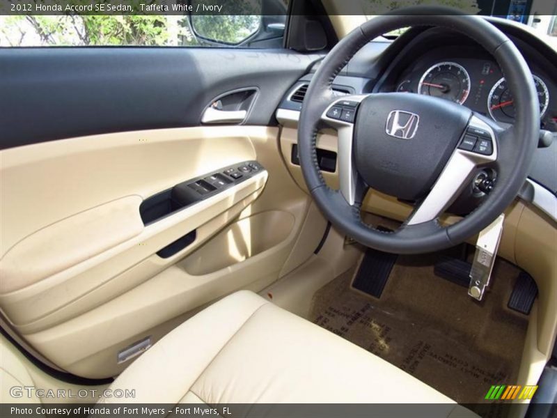 Taffeta White / Ivory 2012 Honda Accord SE Sedan