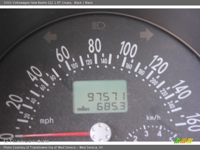 Black / Black 2001 Volkswagen New Beetle GLS 1.8T Coupe