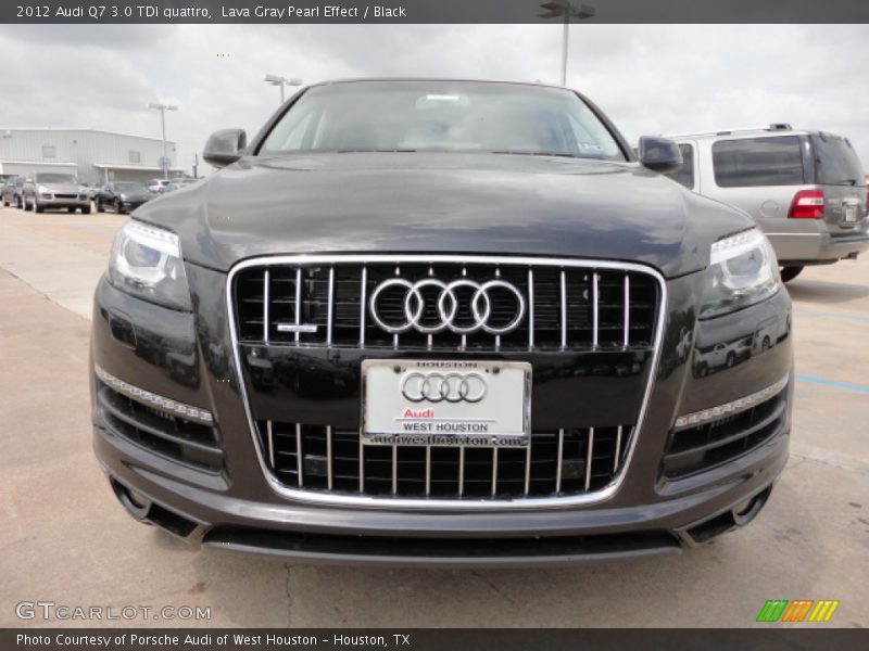 Lava Gray Pearl Effect / Black 2012 Audi Q7 3.0 TDI quattro