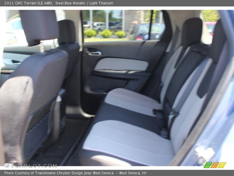 Steel Blue Metallic / Light Titanium 2011 GMC Terrain SLE AWD