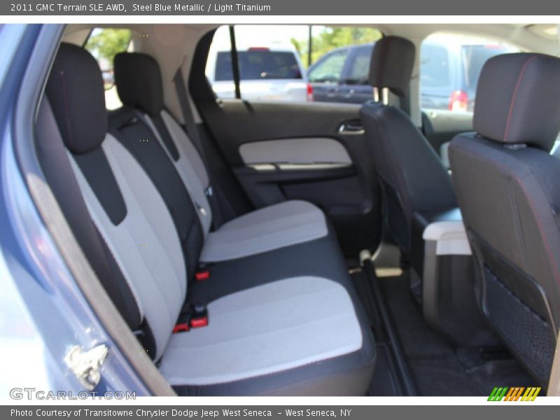 Steel Blue Metallic / Light Titanium 2011 GMC Terrain SLE AWD
