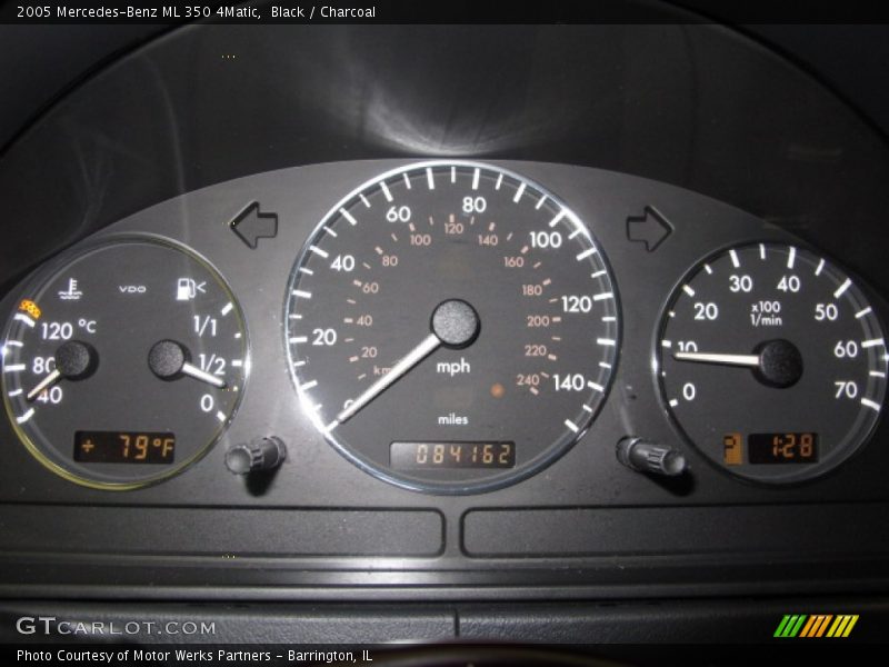 Black / Charcoal 2005 Mercedes-Benz ML 350 4Matic