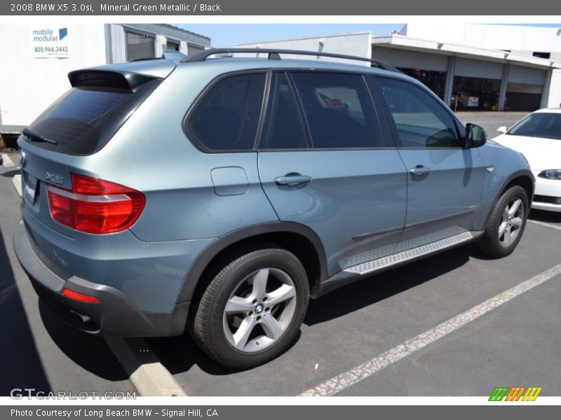 Mineral Green Metallic / Black 2008 BMW X5 3.0si