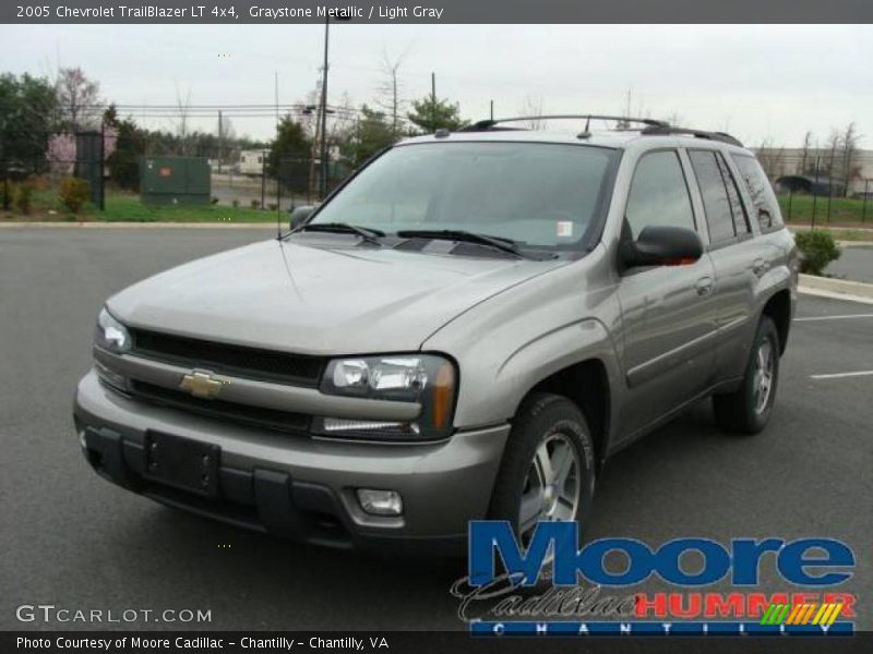 Graystone Metallic / Light Gray 2005 Chevrolet TrailBlazer LT 4x4