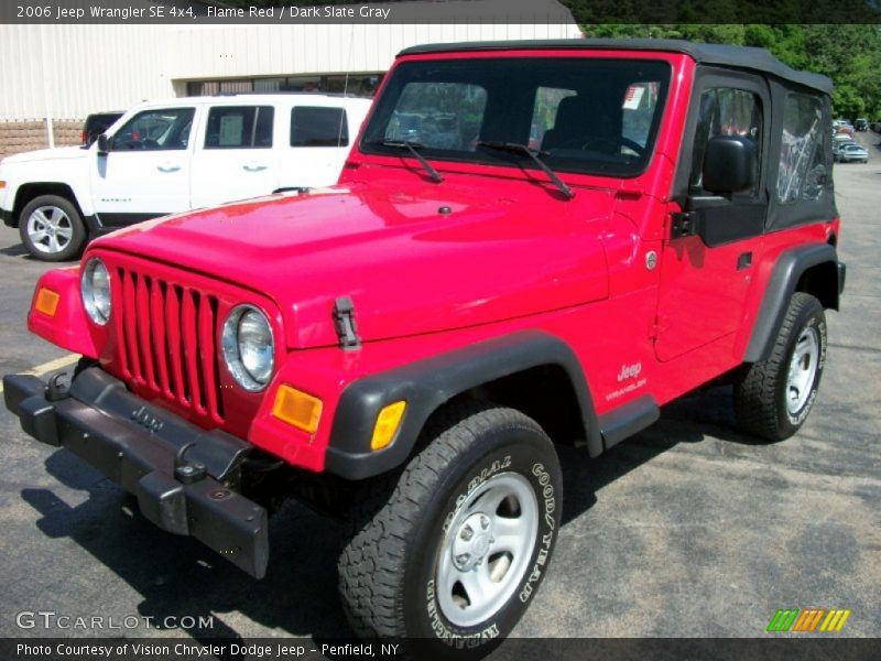 Flame Red / Dark Slate Gray 2006 Jeep Wrangler SE 4x4