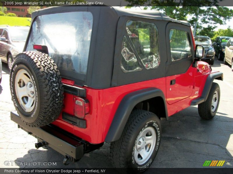 Flame Red / Dark Slate Gray 2006 Jeep Wrangler SE 4x4