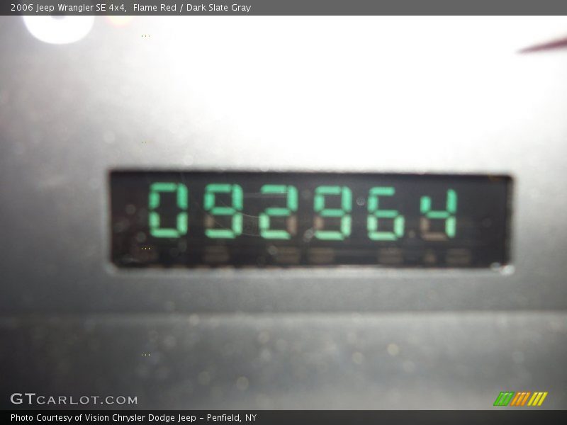 Flame Red / Dark Slate Gray 2006 Jeep Wrangler SE 4x4