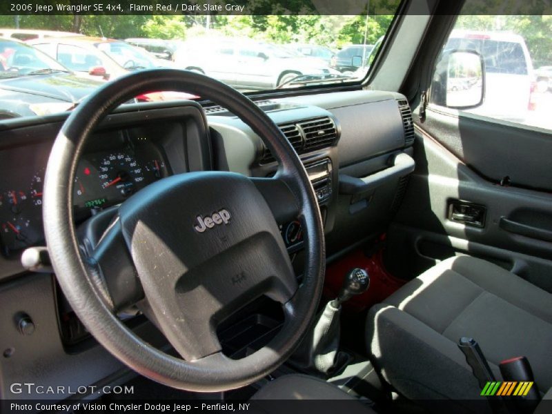 Flame Red / Dark Slate Gray 2006 Jeep Wrangler SE 4x4
