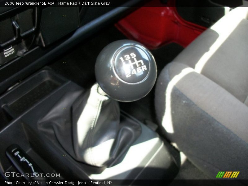 Flame Red / Dark Slate Gray 2006 Jeep Wrangler SE 4x4