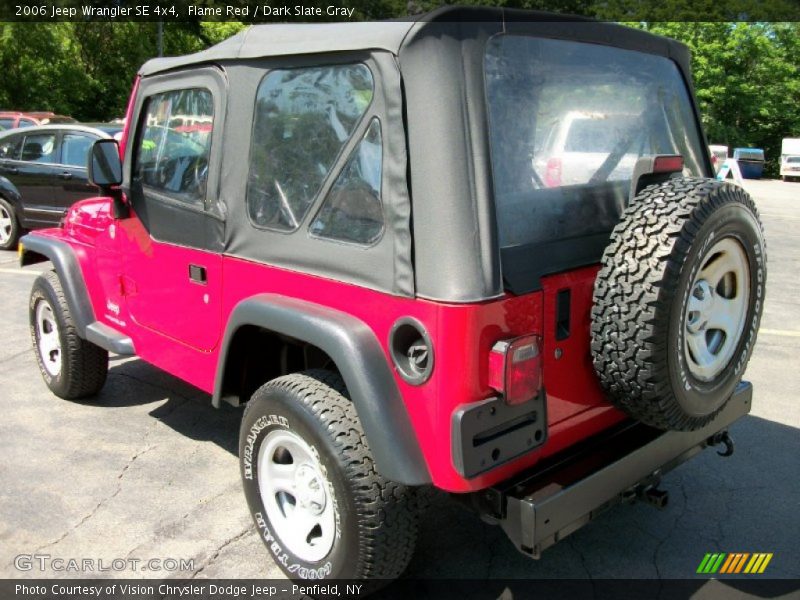 Flame Red / Dark Slate Gray 2006 Jeep Wrangler SE 4x4
