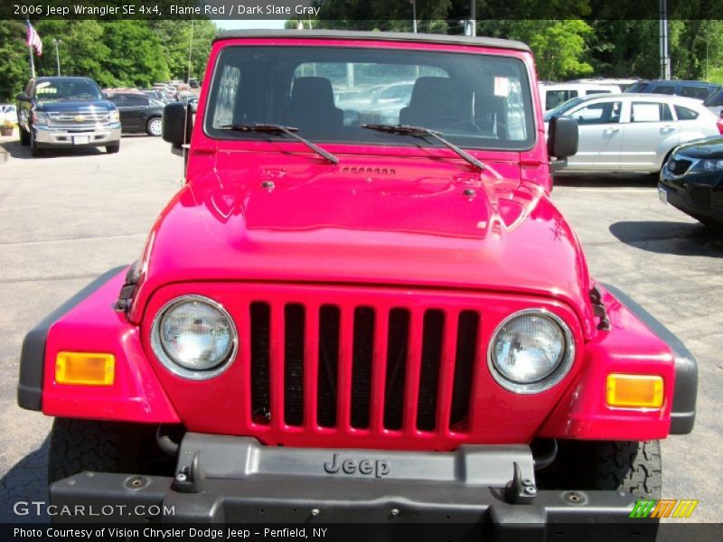 Flame Red / Dark Slate Gray 2006 Jeep Wrangler SE 4x4