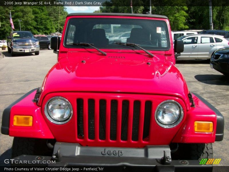 Flame Red / Dark Slate Gray 2006 Jeep Wrangler SE 4x4