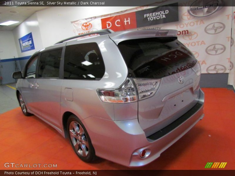 Silver Sky Metallic / Dark Charcoal 2011 Toyota Sienna SE