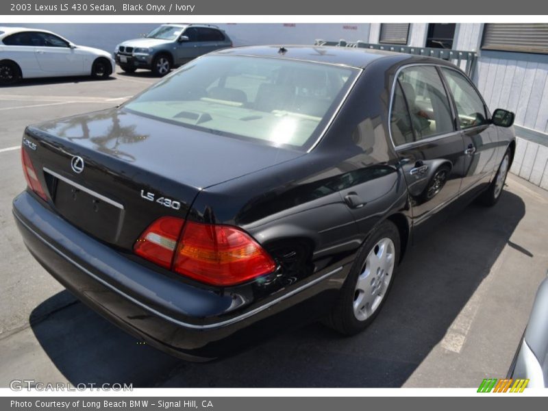 Black Onyx / Ivory 2003 Lexus LS 430 Sedan