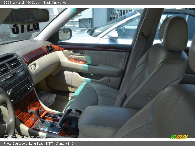 Black Onyx / Ivory 2003 Lexus LS 430 Sedan