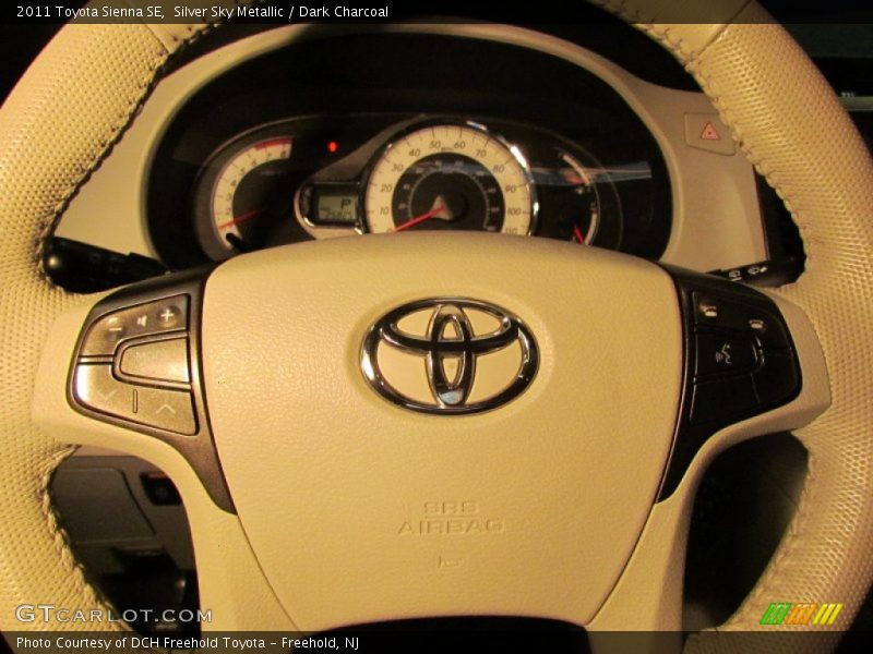 Silver Sky Metallic / Dark Charcoal 2011 Toyota Sienna SE
