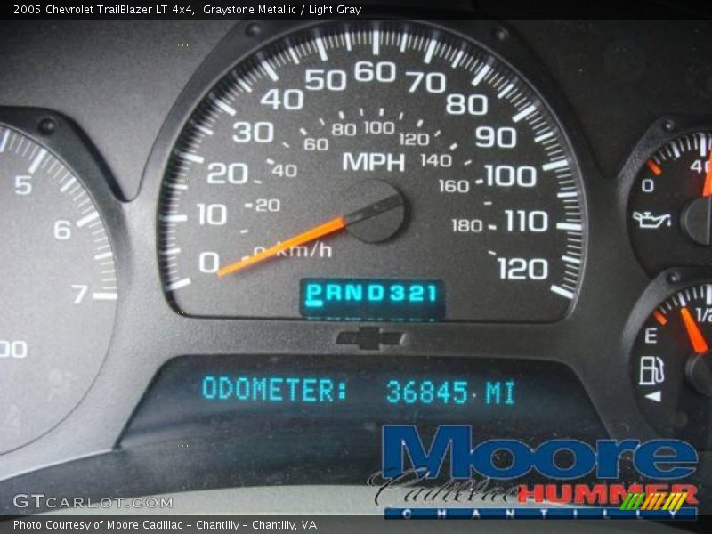 Graystone Metallic / Light Gray 2005 Chevrolet TrailBlazer LT 4x4
