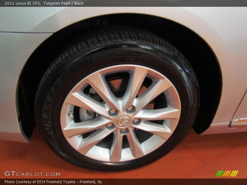 Tungsten Pearl / Black 2011 Lexus ES 350