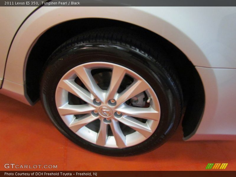 Tungsten Pearl / Black 2011 Lexus ES 350