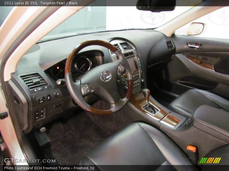 Tungsten Pearl / Black 2011 Lexus ES 350
