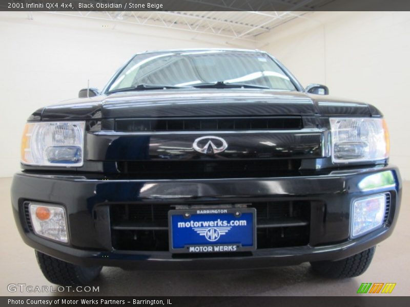 Black Obsidian / Stone Beige 2001 Infiniti QX4 4x4