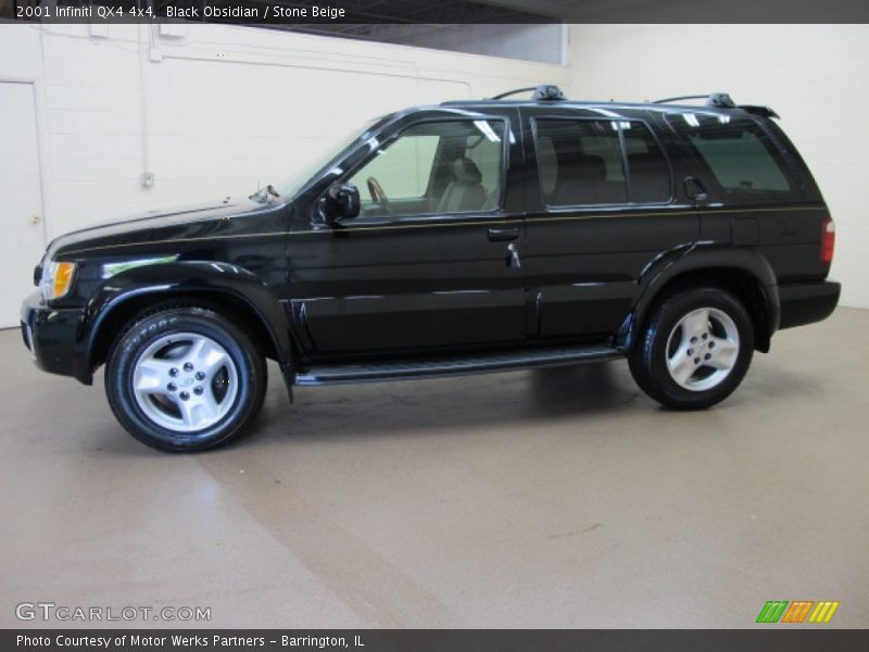 Black Obsidian / Stone Beige 2001 Infiniti QX4 4x4