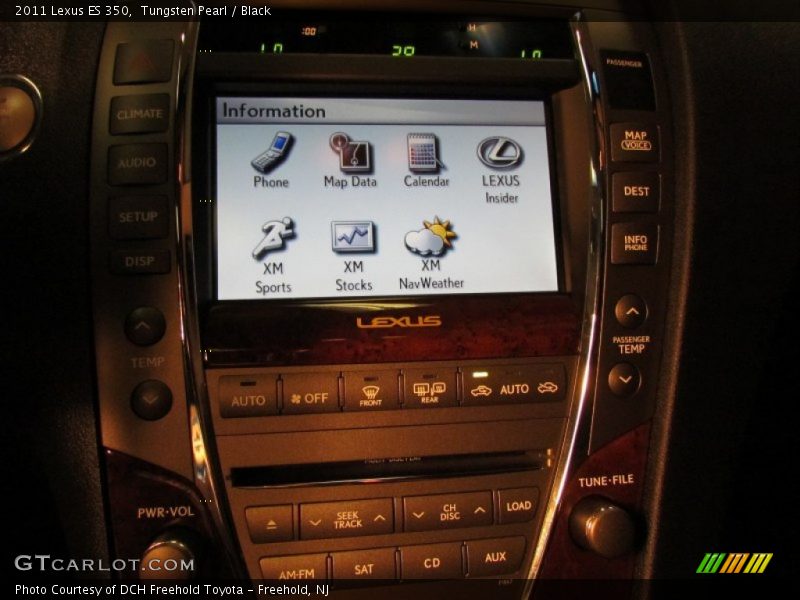 Tungsten Pearl / Black 2011 Lexus ES 350