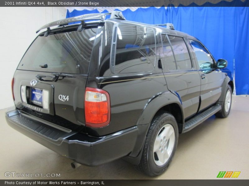 Black Obsidian / Stone Beige 2001 Infiniti QX4 4x4