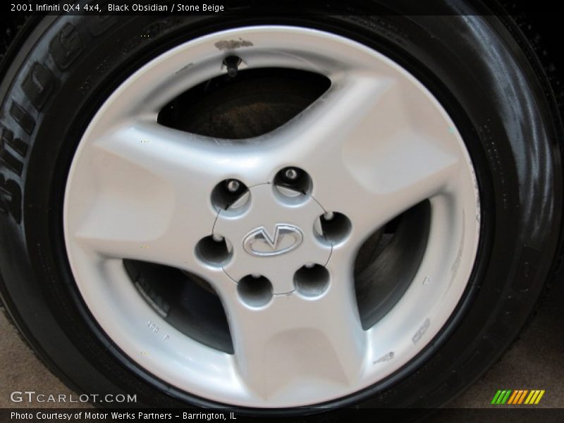 Black Obsidian / Stone Beige 2001 Infiniti QX4 4x4