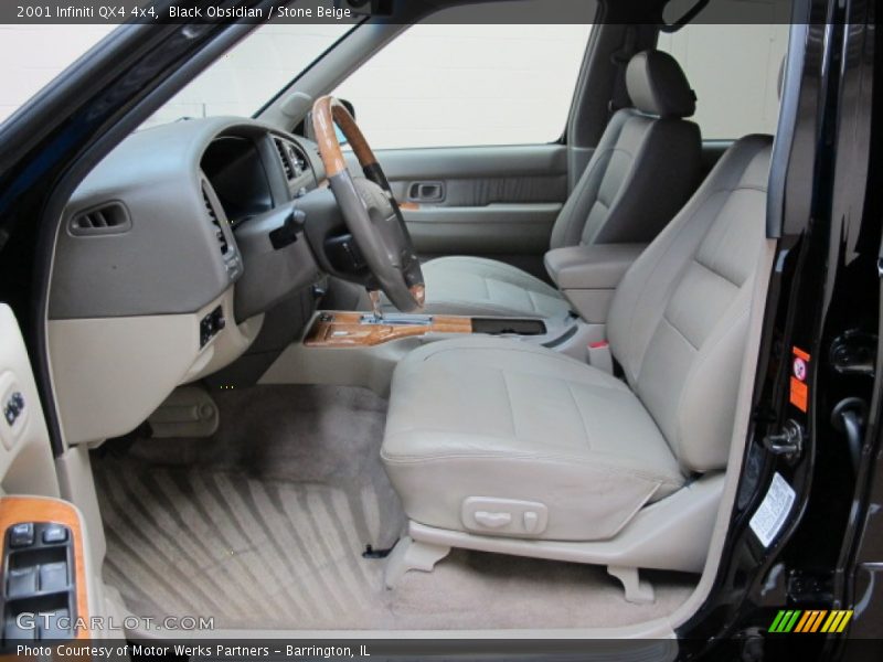 Black Obsidian / Stone Beige 2001 Infiniti QX4 4x4