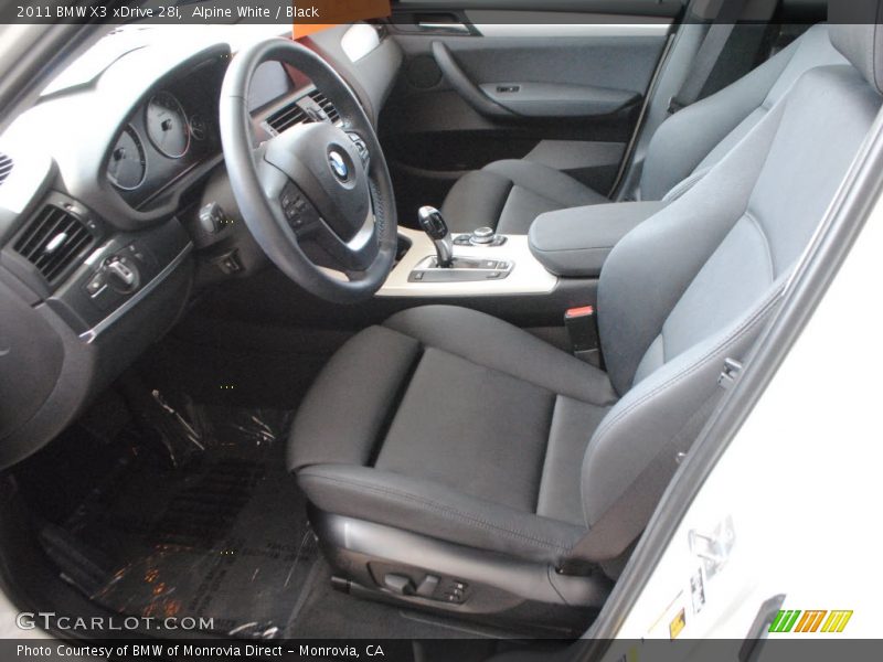 Alpine White / Black 2011 BMW X3 xDrive 28i