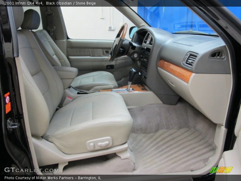 Black Obsidian / Stone Beige 2001 Infiniti QX4 4x4
