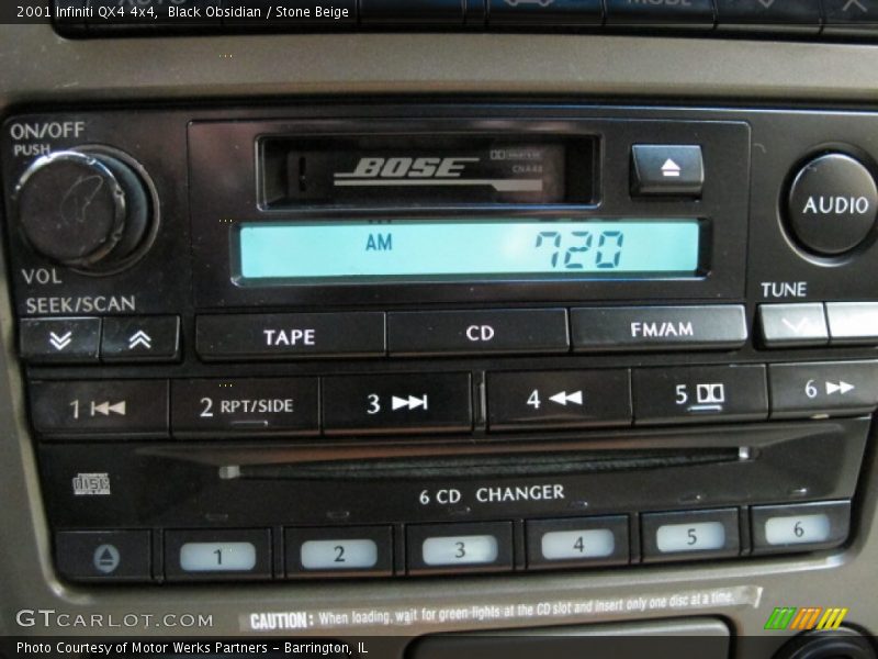 Black Obsidian / Stone Beige 2001 Infiniti QX4 4x4