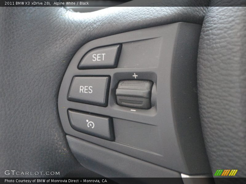 Alpine White / Black 2011 BMW X3 xDrive 28i