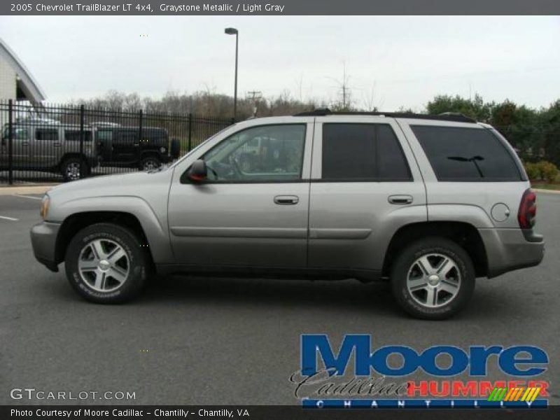 Graystone Metallic / Light Gray 2005 Chevrolet TrailBlazer LT 4x4