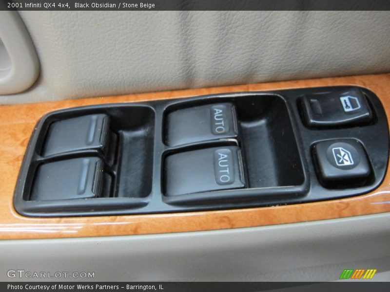 Black Obsidian / Stone Beige 2001 Infiniti QX4 4x4