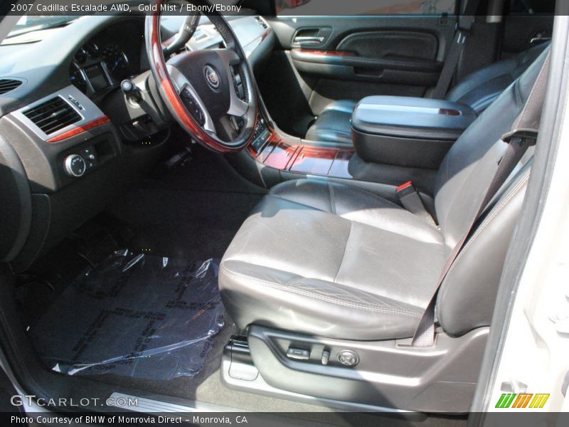 Gold Mist / Ebony/Ebony 2007 Cadillac Escalade AWD