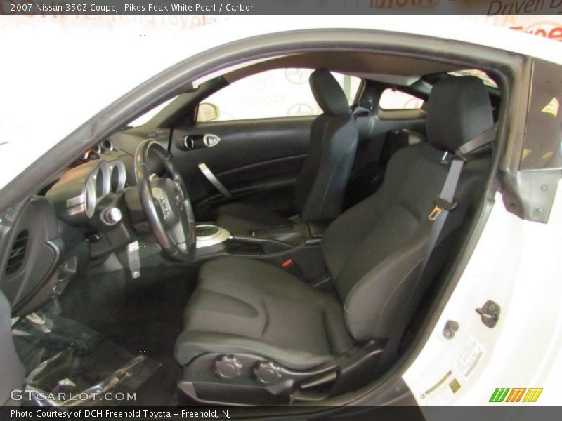 Front Seat of 2007 350Z Coupe