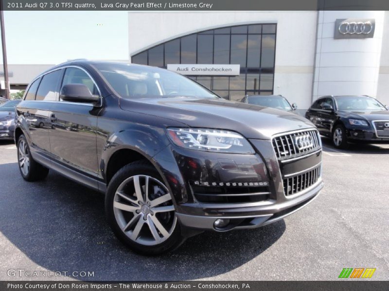 Lava Gray Pearl Effect / Limestone Grey 2011 Audi Q7 3.0 TFSI quattro