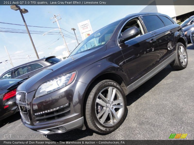 Lava Gray Pearl Effect / Limestone Grey 2011 Audi Q7 3.0 TFSI quattro