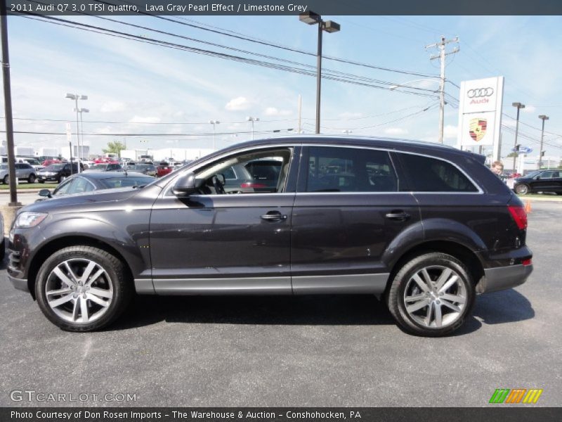 Lava Gray Pearl Effect / Limestone Grey 2011 Audi Q7 3.0 TFSI quattro