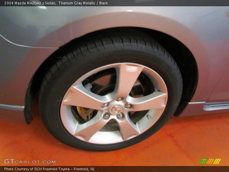 Titanium Gray Metallic / Black 2004 Mazda MAZDA3 s Sedan