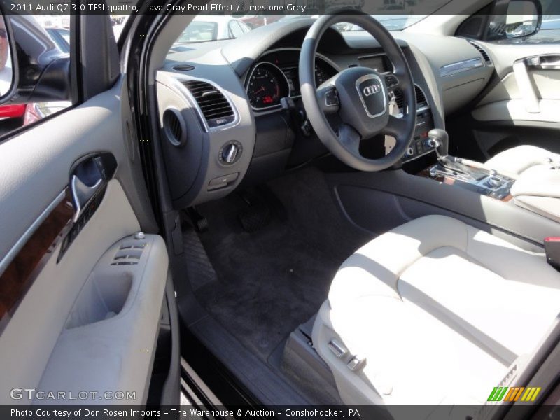 Lava Gray Pearl Effect / Limestone Grey 2011 Audi Q7 3.0 TFSI quattro