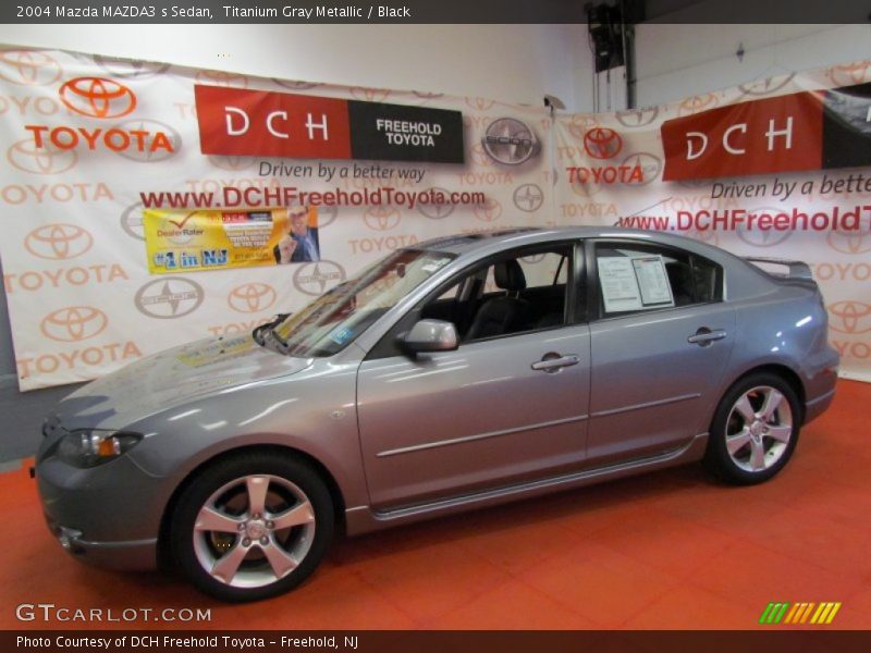 Titanium Gray Metallic / Black 2004 Mazda MAZDA3 s Sedan
