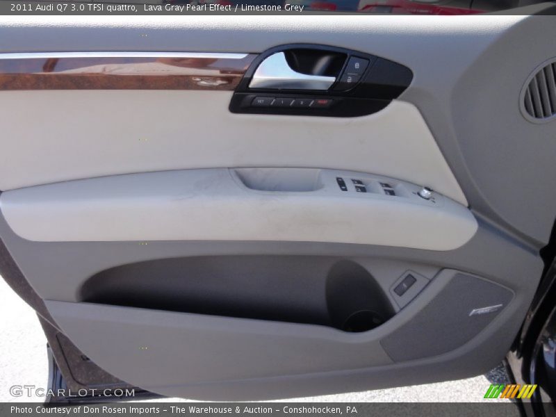 Lava Gray Pearl Effect / Limestone Grey 2011 Audi Q7 3.0 TFSI quattro