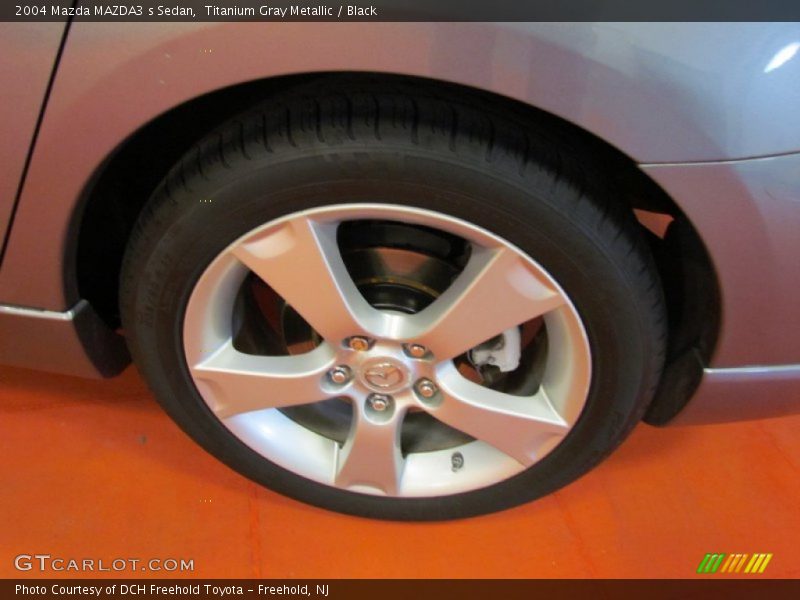 Titanium Gray Metallic / Black 2004 Mazda MAZDA3 s Sedan